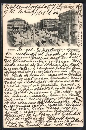 AK Berlin-Tiergarten, Potsdamer Brücke, Strassenbahnen