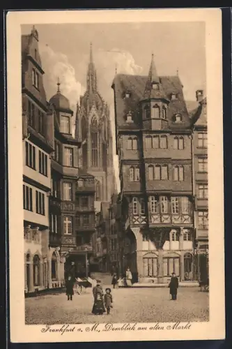 AK Alt-Frankfurt, Domblick am alten Markt