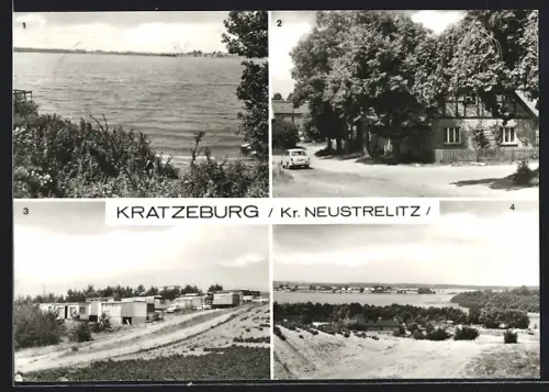 AK Kratzeburg, Käbelicksee, Campingplatz C, Blick zum See