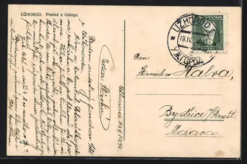 AK Uzhorod, Pohled z Galaga