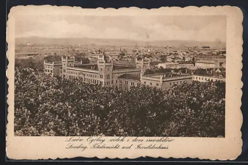 AK Lwow, Ogolny widok i dom inwalidow
