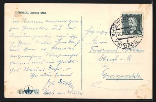 AK Uthorod, Zemsky urad