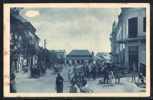 AK Hust, Masarykova ulice a trziste