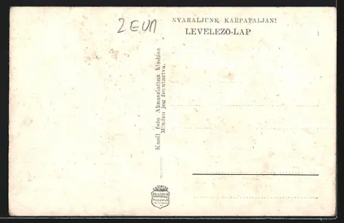 AK Huszt, Fö-tér, háttérben a vár