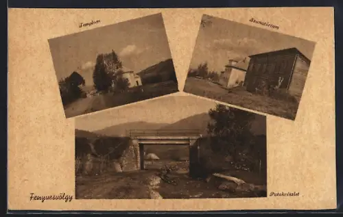 AK Fenyvesvölgy, Templom, Szanatórium, Patakrészlet