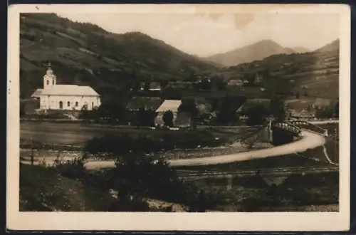 AK Volosanka, Panorama mit Kirche