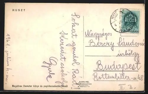 AK Huszt, Kapelle, Strassenpartie, Ortspartie