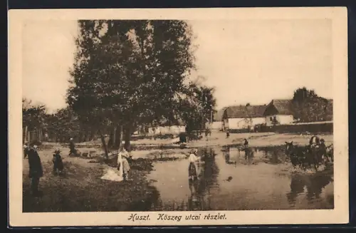 AK Huszt, Köszeg utcai részlet