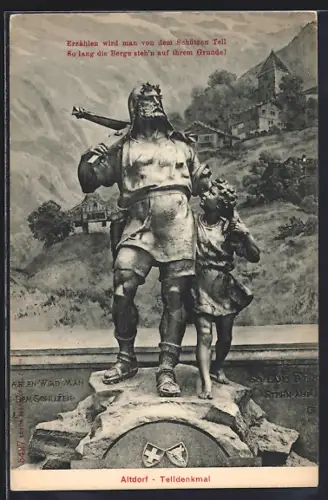 AK Altdorf, Telldenkmal