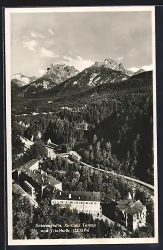 AK Tarasp /Unterengadin, Kurhaus und Trinkhalle