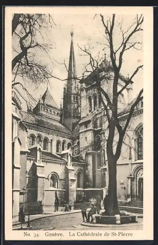 AK Genève, La Cathédrale de St-Pierre