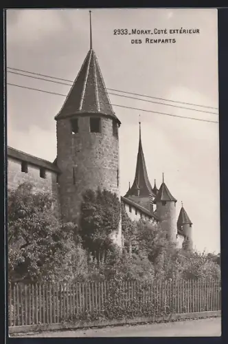 AK Morat, Coté extérieur des Remparts