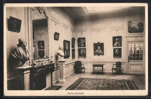 AK Genève, Musée d`Art et d`Histoire, Salle Liotard