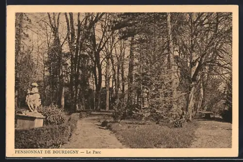 AK Bourdigny, Le Pensionnat de Bourdigny, Le Parc