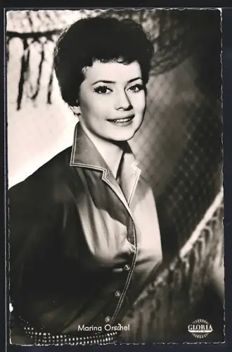 AK Schauspielerin Marina Prschol spielte im Film Heute blau und morgen blau