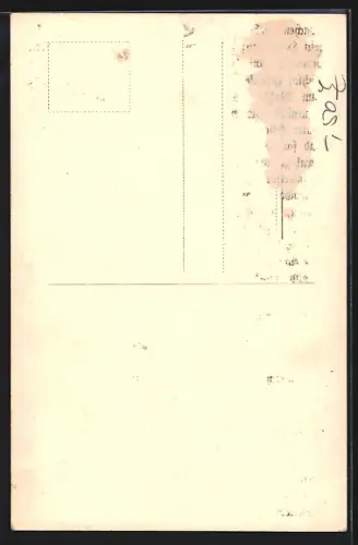 AK Schauspielerin Marte Harell an Säule gelehnt