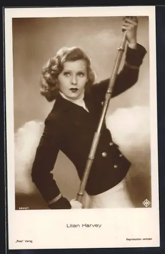 AK Schauspielerin Lilian Harvey in einem Film
