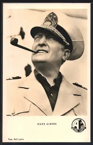 AK Schauspieler Hans Albers in dem Film Käptn Bay-Bay