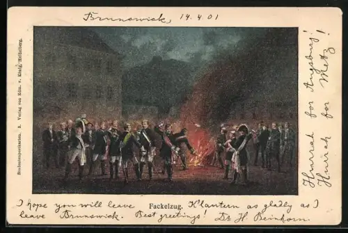 AK Heidelberg, Fackelzug, studentische Szene