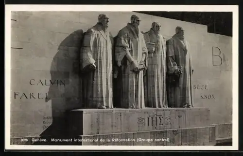 AK Geneve, Monument international de la Réformation, groupe central