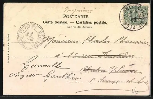 Passepartout-AK Chillon, Chateau de Chillon