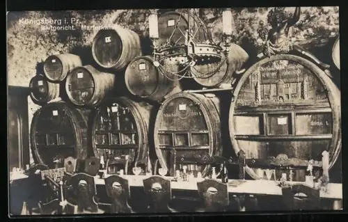 AK Königsberg i. Pr., Gasthaus Blutgericht, Marterkammer, Innenansicht