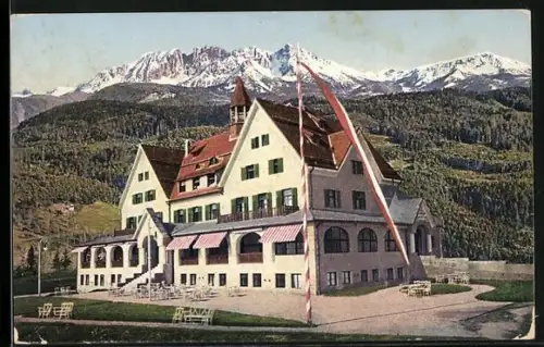 AK Oberbozen, Hotel Oberbozen mit der Latemagruppe & Zangen
