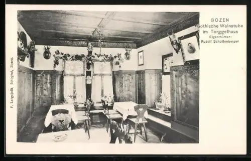 AK Bozen, Gothische Weinstube im Torggelhaus