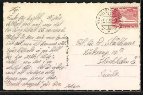 AK Chesieres, Teilansicht im Winter