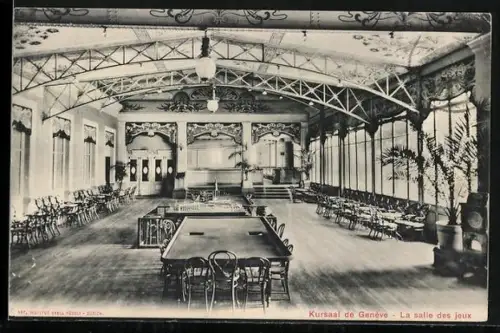 AK Geneve, Kursaal de Geneve, La salle de jeux