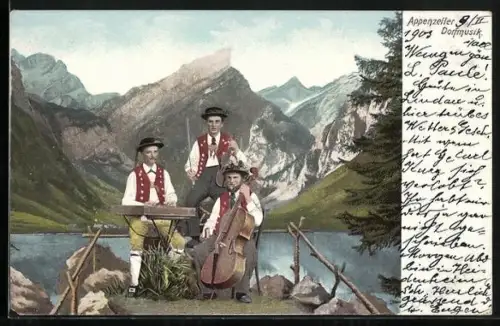 AK Appenzell, Appenzeller Dorfmusik, Trachtenkapelle