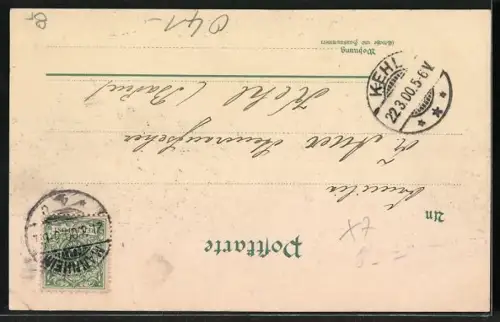 Künstler-Lithographie Bruno Bürger & Ottillie Nr. : 2152, Leipzig, Blick auf das Völkerschlachtnationaldenkmal