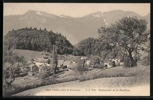 AK Corbeyrier, Ortsansicht mit Chatillon