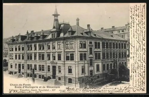 AK Chaux-de-Fonds, Ecole d`Horlogerie et de Mécanique, Uhrmacher- und Mechanikusschule