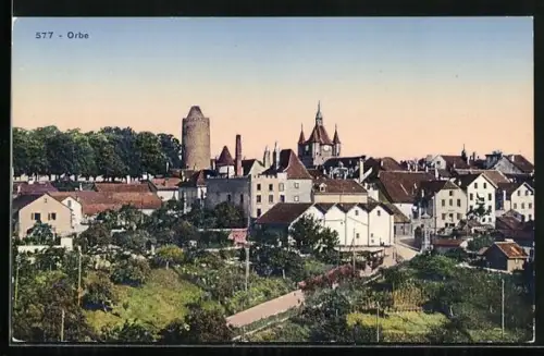 AK Orbe, Totale des Ortes