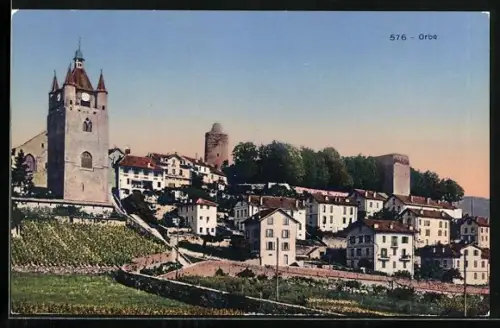 AK Orbe, Partie mit Türmen