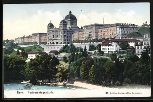 AK Bern, Blick auf das Parlamentsgebäude