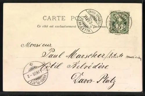 AK Le Col des Roches, Ortsansicht