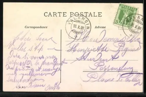 AK Valangin, Ortspartie