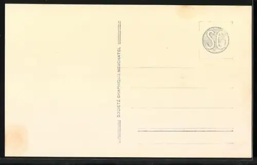 AK Le Pont, La Post, Ortspartie