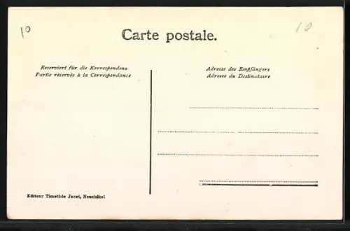 AK Genève, Vue partielle, Passe-partout avec Édelweiss