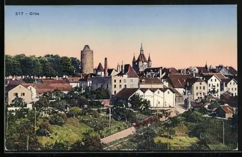 AK Orbe, Totale des Ortes