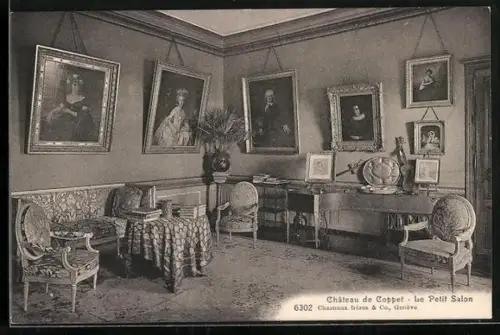AK Coppet, Château de Coppet, Le Petit Salon
