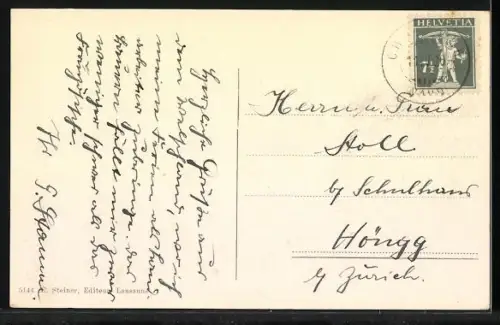 AK Chapelle sur Moudon, Vue Générale