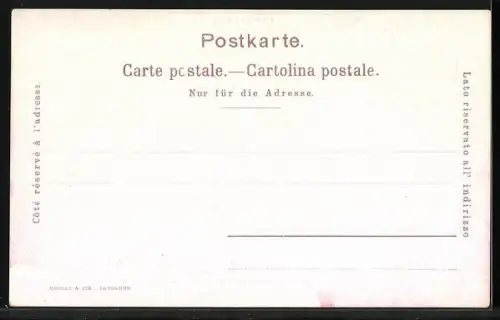 AK Montbenon, Revue du 14 avril 1804, Schweizer Soldaten übergeben eine Flagge