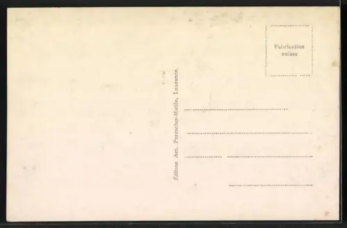 AK Montreux, Vue prise du Lac