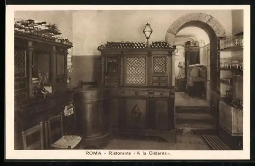 AK Rom, Innenansicht Ristorante A la Cisterna