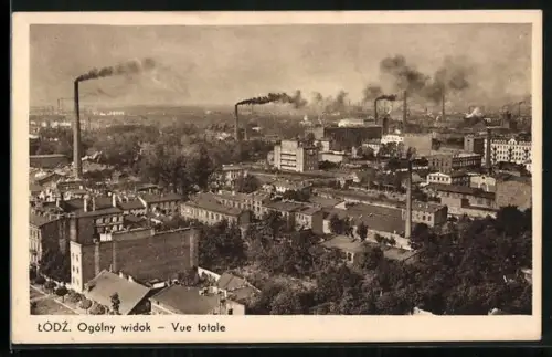 AK Litzmannstadt-Lodz, Ogólny widok