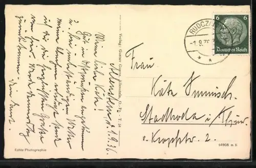 AK Hohenstein, Reichsehrenmal Tannenberg mit Ehrenmal des Inf.-Regiment 147 von Hindenburg