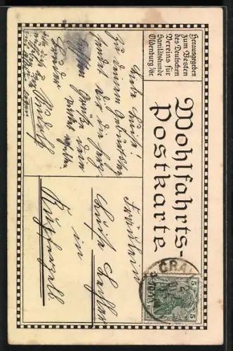 AK Generalfeldmarschall von Hindenburg in Feldgrau mit Orden